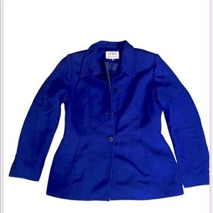 Kasper for ASL 80’s royal blue blazer